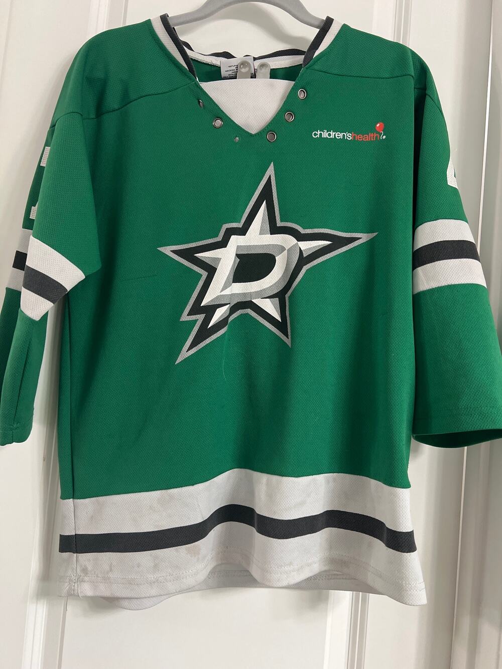 Dallas Stars home replica jersey in Victory Green | Size YL